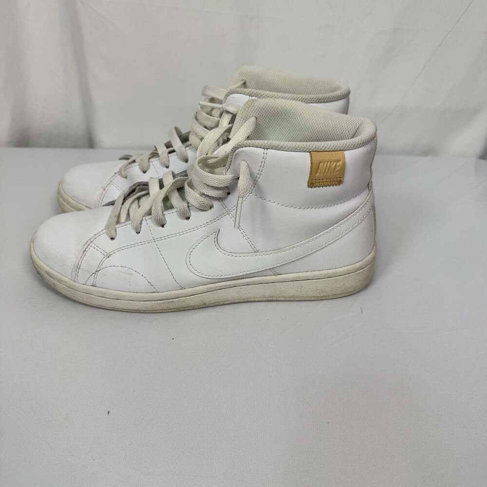 Nike Court Royale 2 Mid Women's Triple White High Top Sneakers